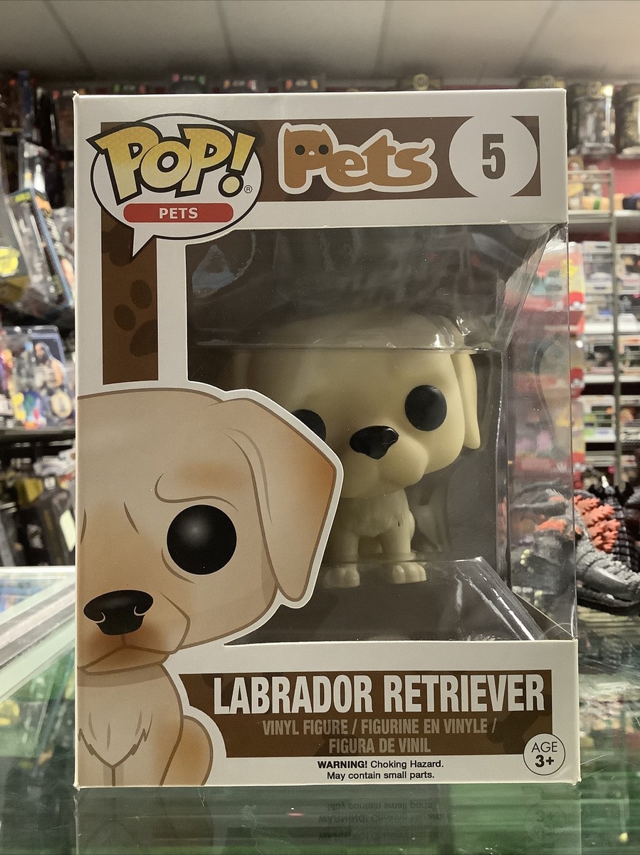 茶色の犬のフィギュア Funko Pop! Pets Labrador Retriever #5 Vinyl Figure