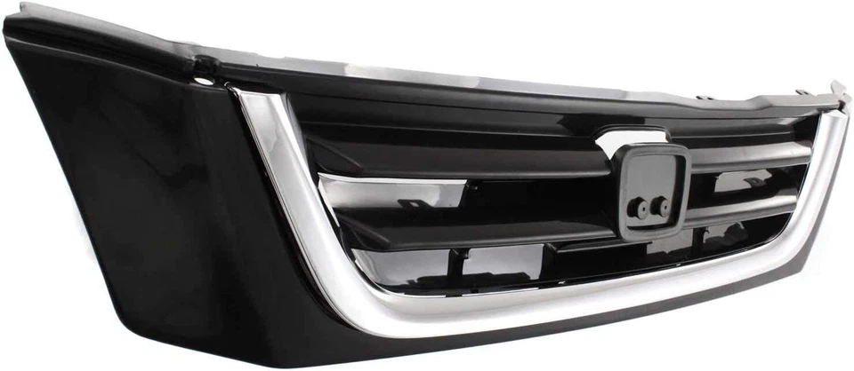 Conjunto de repuesto de rejilla delantera negra e inserto cromado para Honda CR-V CRV 97-01 Foto 3 de 4
