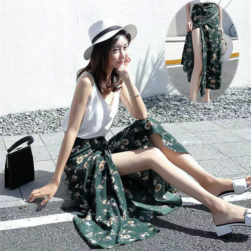 Casual beach wrap shop skirt