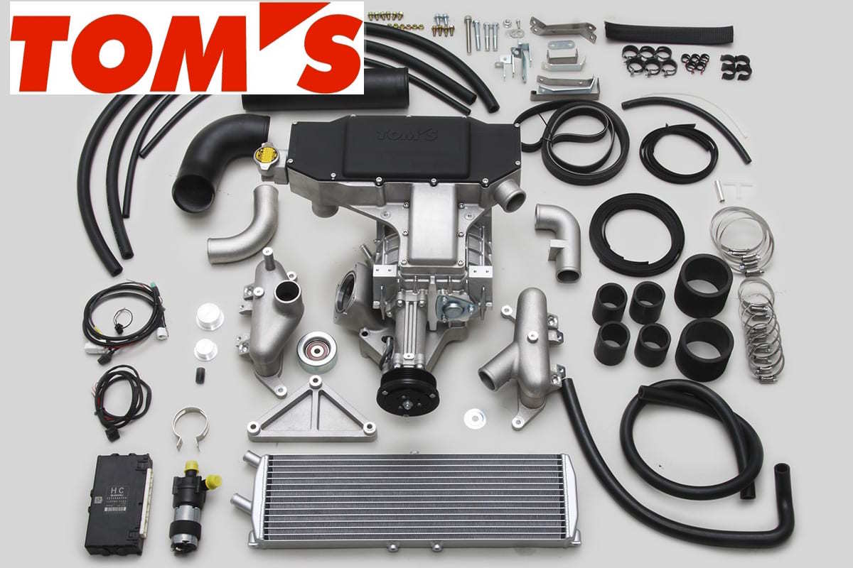 TOM'S OEM SUPERCHARGER HYPER COMPRESSOR BOLT ON KIT FOR 13