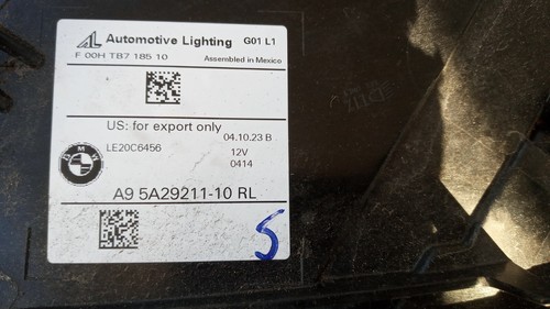 BMW iX3 G08, G01, F97, G02, F98 Adaptive LED Headlight LEFT GENUINE 5A0E5F5 - Picture 2 of 4