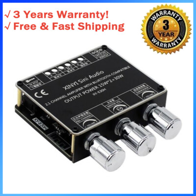 XINYI Sini Audio 2.1 Channel Amplifier Board 15W*2+30W Bluetooth 5.1 Amp Module