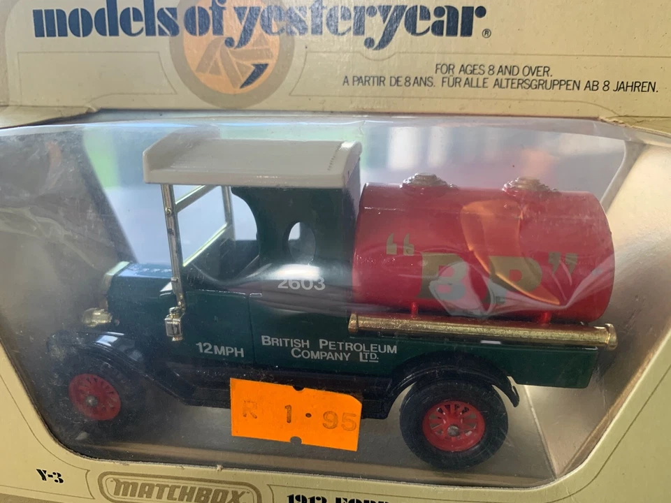 Винтажные спичечные коробки модели прошлых лет Y-3 1912 Ford T Delivery Vans BP - Изображение 2 из 4
