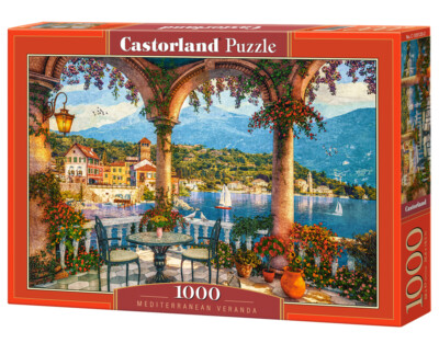 5904438105120 Puzzle 1000 el. Mediterranean Veranda CASTORLAND C-105120 CASTOR