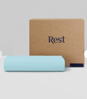 REST  Evercool + Flat Sheet Full/Queen Size, Breathable Luxury Bedding for Ho...