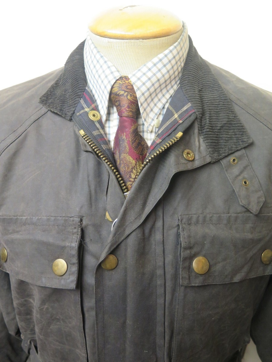Belstaff Trialmaster Professional Motorcycle Biker Waxed Jacket S