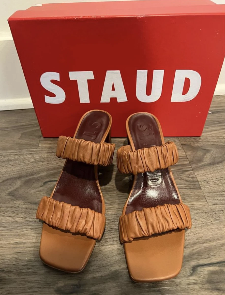 Staud frankie ruched sandal hot sale