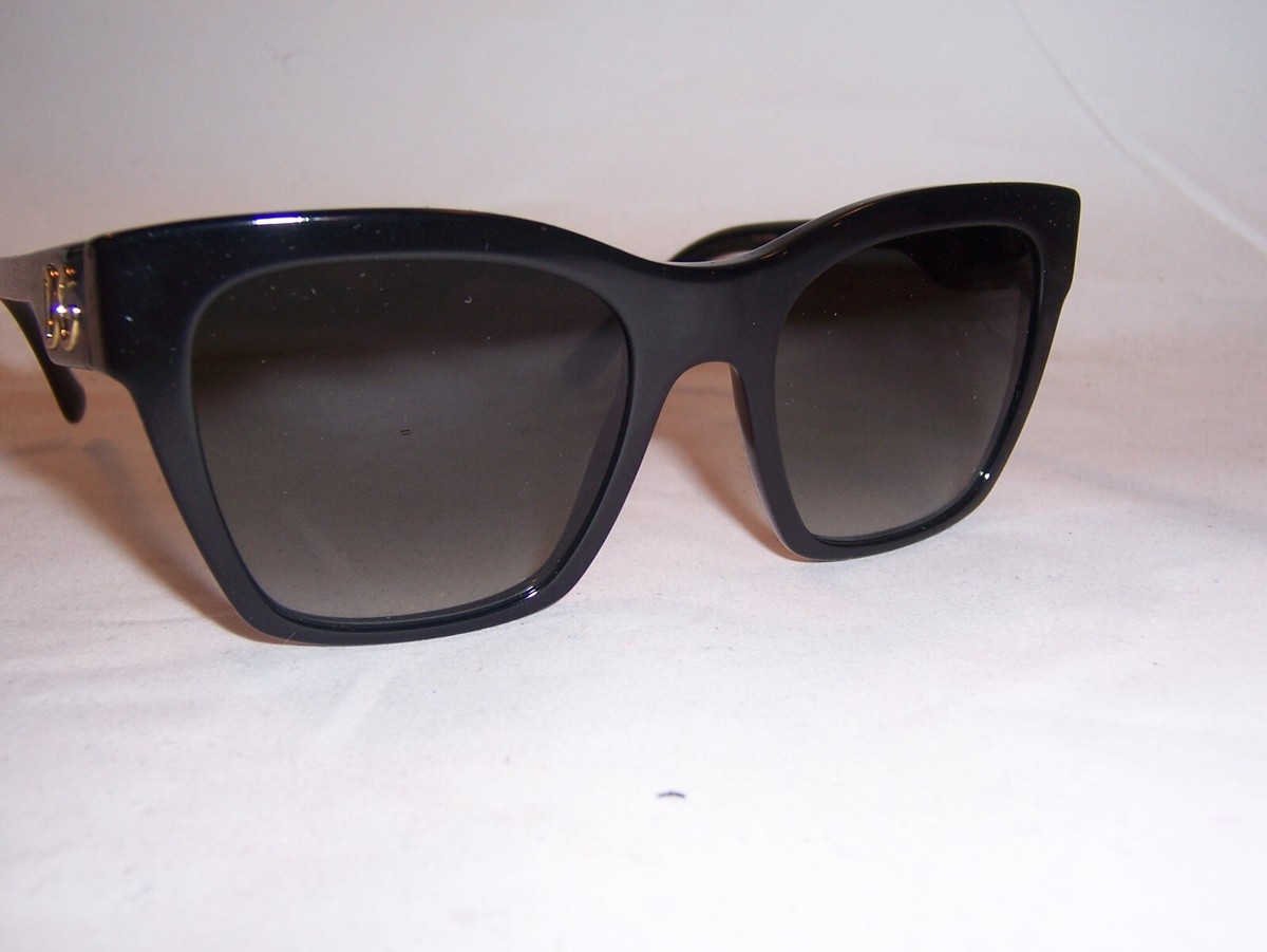 DOLCE & GABBANA スクエアフレムサンクラス 0DG4384 5018G NEW DOLCE & GABBANA SUNGLASSES DG 4384 501/8G BLACK/GREY