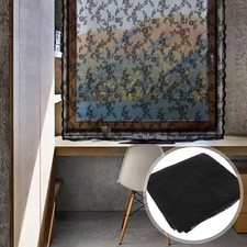  Black Lace Gothic Curtains Vintage Floral Sheer Panels 70.7x56.9 Inch Floral