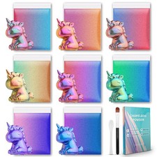 CHEAPART Chameleon Mica Powder 8 Colors Metallic Shift 8 colors