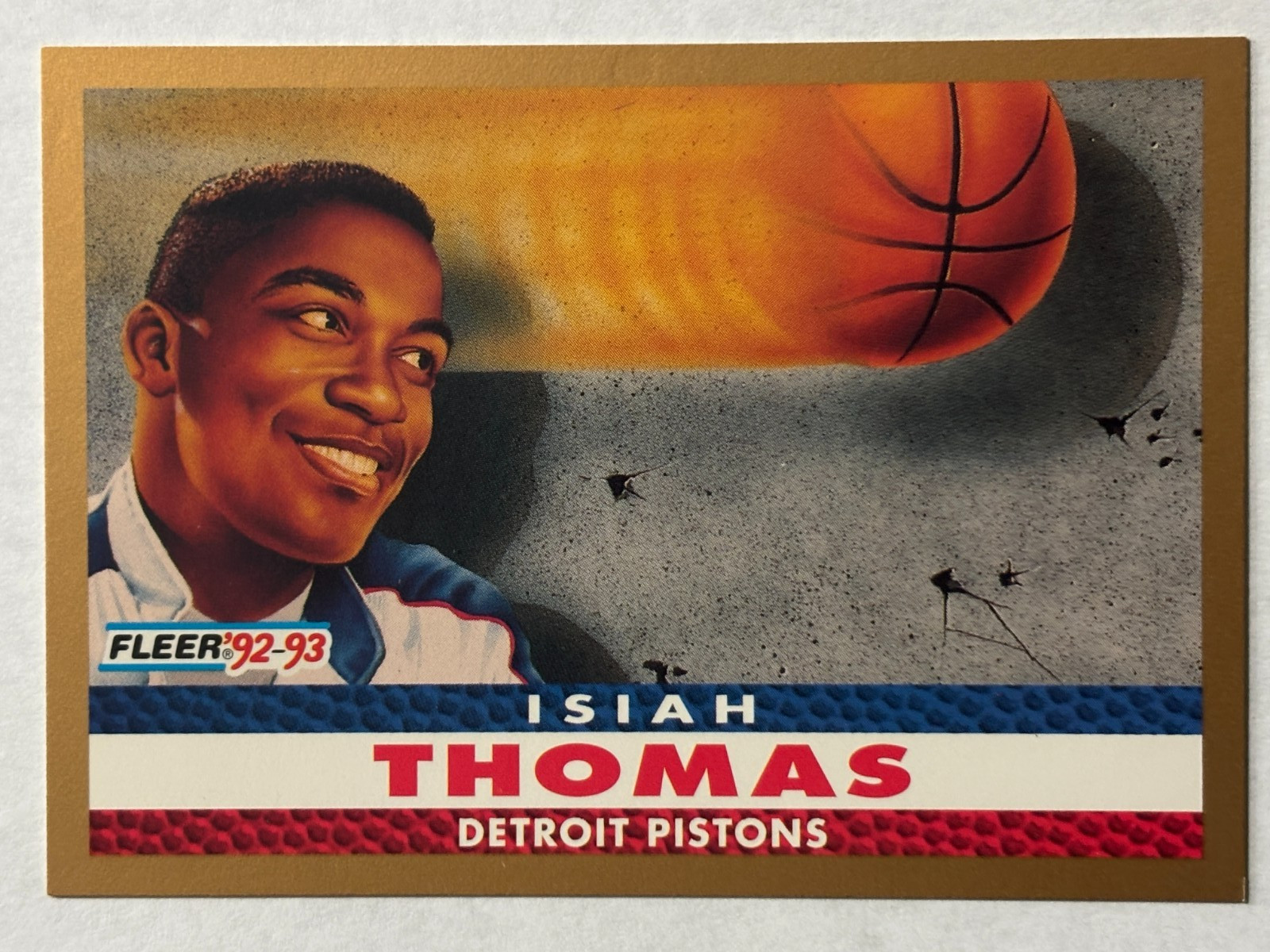 1992-93 Fleer #255 Isiah Thomas Detroit Pistons