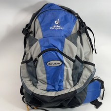 Deuter KangaKid Child Carrier Backpack Hiking Travel Blue Gray Excellent 