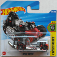 Hot Wheels Speed Driver Schwarz/Rot Experimotors Neu/Ovp Spielzeugauto HW Mattel