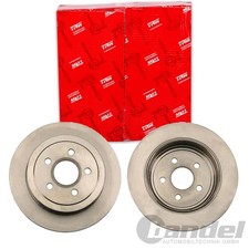 2X TRW BREMSSCHEIBEN 270mm VOLL HINTEN PASSEND FÜR CHRYSLER PT DODGE NEON |