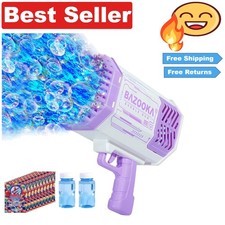 Magical 69 Holes Bubble Machine - Vibrant Bubbles for Kids' Outdoor Parties