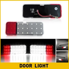 2x LED Door Light Courtesy White Red 1997-02 for Expedition Ford Eddie Bauer XLT