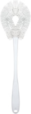 Toilet Bowl Brush W/Curved Head, Coated Wire, Durable Poly Bristles, Reaches und