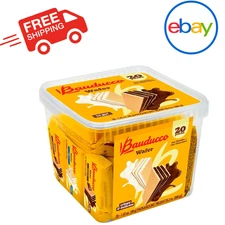 Bauducco Chocolate & Vanilla Wafer Cookies 20 Pack 28.2oz Single Serve Snacks