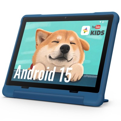 Kids Tablet, 2025 Android 15 Tablet for Kids Age 3+, 8GB+64GB, Expandable to ...