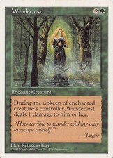 MTG Wanderlust U Fifth Edition Normal LP