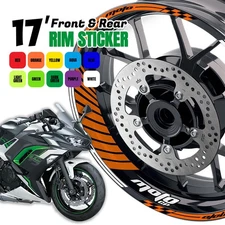 For Kawasaki Ninja H2 H2R 15-24 23 17 inch Wheel Rim Stickers Line GP02
