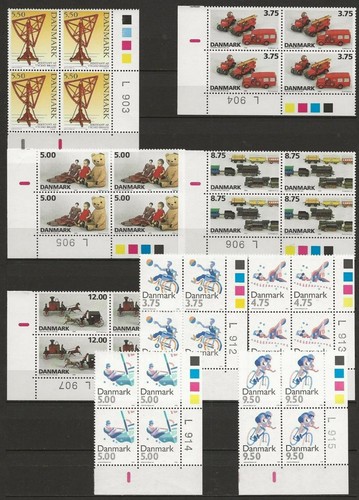 Denmark - Nice Lot With Plate Blocks - Mint Never Hinged - 10 Scans - Picture 5 of 10