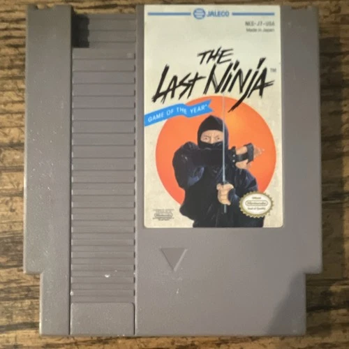 Jaleco The Last Ninja Nintendo NES Game Cartridge NTSC-U/C US/Canada