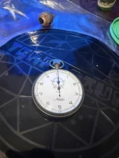 Alpina Cal Minerva 1940s Swiss Military Chronograph Pocket Watch #WB1658-6