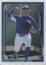 2015 Bowman Draft Chrome Blue Refractor 117/150 Kyle Zimmer #81 0o6v
