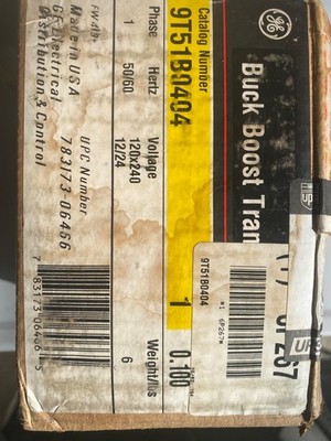 General Electric, 9T51B0404, Buck Boost Transformer