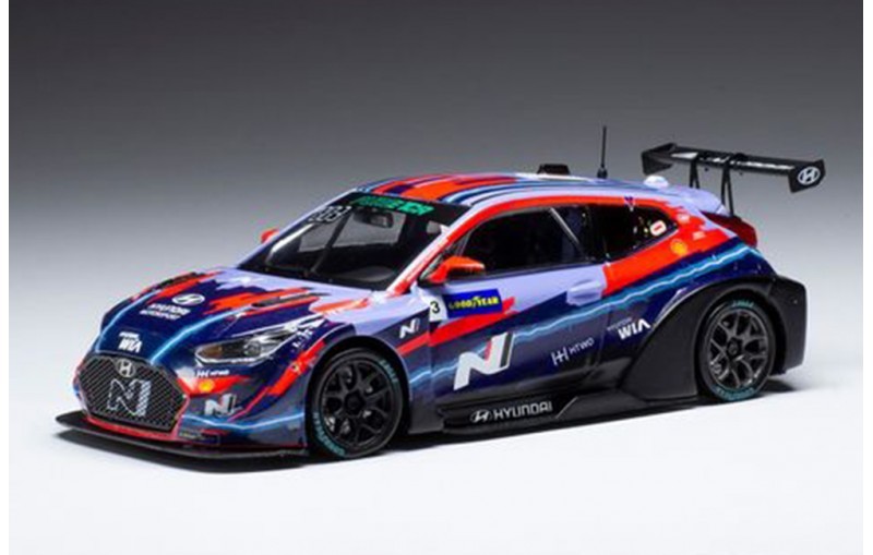 Hyundai Veloster N ETCR 1/43 IXO voiture de course pour vitrine salon