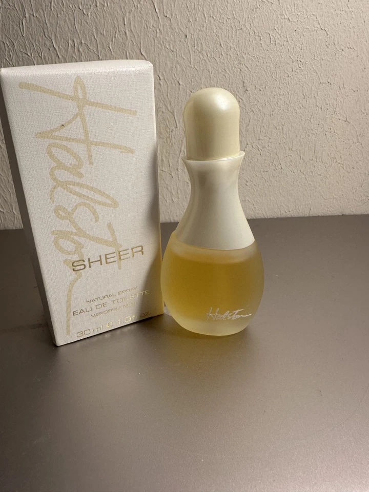 Original - Halston SHEER Eau De Toilette Spray 3,4 fl. oz/100 ml para mujer con caja Foto 2 de 4