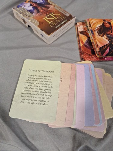 ISIS ORACLE CARDS Alana Fairchild Pocket Edition Tarot Deck ~Excellent Condition - Bild 4 von 6