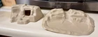 54mm Marx Original Cave And Pond With Rocks Plastic Terrain Forms