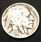1934 S 5C INDIAN HEAD BUFFALO NICKEL EARLY US TYPE COIN  INDIAN HEAD