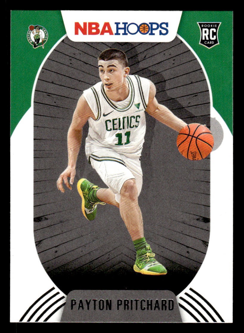 2020-21 Hoops #204 Payton Pritchard Rookie Card Boston Celtics