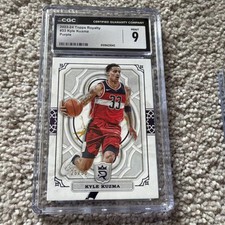 Topps 2023-24 NBA CGC Mint 9 2-Card Lot Kuzma Royalty Beal King Wizards