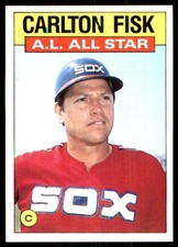 Carlton Fisk 1986 Topps #719 White Sox MLB READ FREE SHIPPING AutographDen