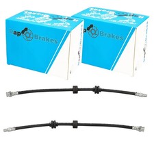 2x RAP BRAKES BREMSSCHLÄUCHE VORNE passend für FIAT DOBLO STRADA