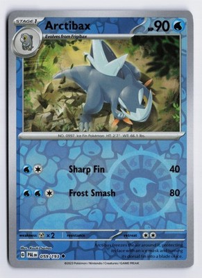 Arctibax - PAL #059/193 SV02: Paldea Evolved Reverse Holofoil NM