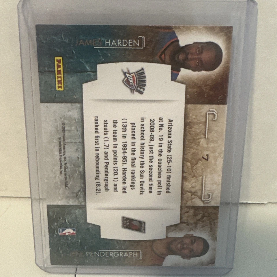 2009 Studio Rookies James Harden #7 Combos (RC) - Image 2 of 2