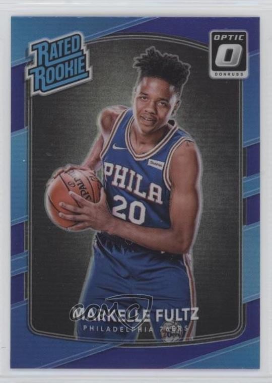 2017-18 Panini Donruss Optic Rated Rookie Purple Prizm Markelle Fultz #200 0nr3