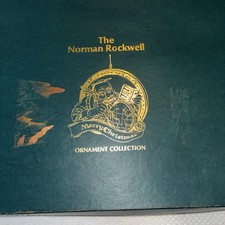 Norman Rockwell Merry Christmas Vintage Ornament Collection Complete Set Of 25