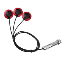 Transducer Microphone Contact Piezo Pickup with Buzzer for Thumb Piano Ukulele