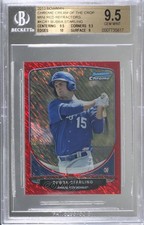2013 Bowman Red Wave 2/5 Bubba Starling #CC-KCR1 BGS 9.5 GEM MINT u2h