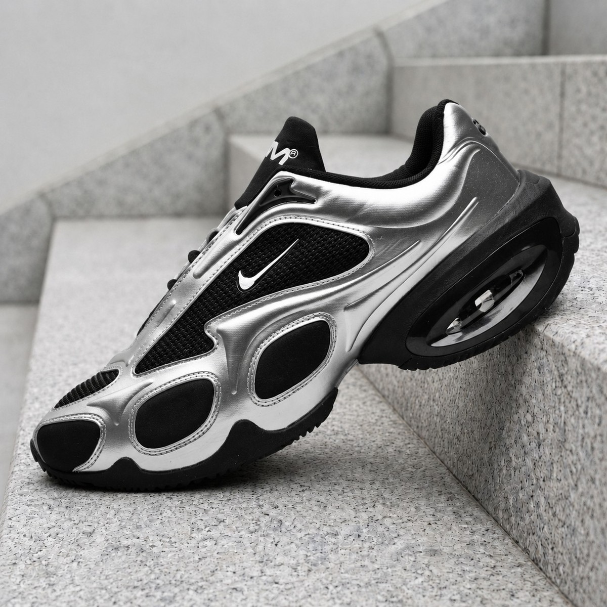 Size 6 - Nike Air Max Muse Black Metallic Silver W for sale online