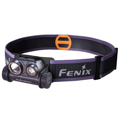 Fenix HM65R-DT lila   Trailrunning Stirnlampe mit 2 Lichtfarben, Akku & USB-C