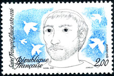 TIMBRE FRANCE 1982 N° 2198 ** SAINT FRANCOIS D'ASSISE (pl)