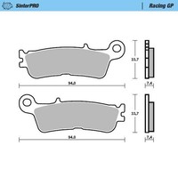 Moto-Master Front Pro Racing GP Sinter-BremsbeläGe FüR Yamaha YZ 250 2022-2026