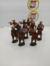 Barclay Manoil Army Band Lead Toy Soldiers Horn Flute Drum Trumpet Lot 12